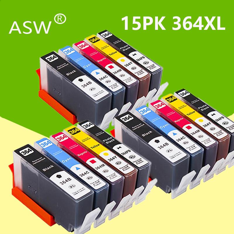 15PK 364XL Compatible Ink Cartridges Replacement for 364 xl Deskjet 3070A 5510 6510 B209a C510a C309a Printer
15PK 364XL Compatible Ink Cartridges Replacement for 364 xl Deskjet 3070A 5510 6510 B209a C510a C309a Printer