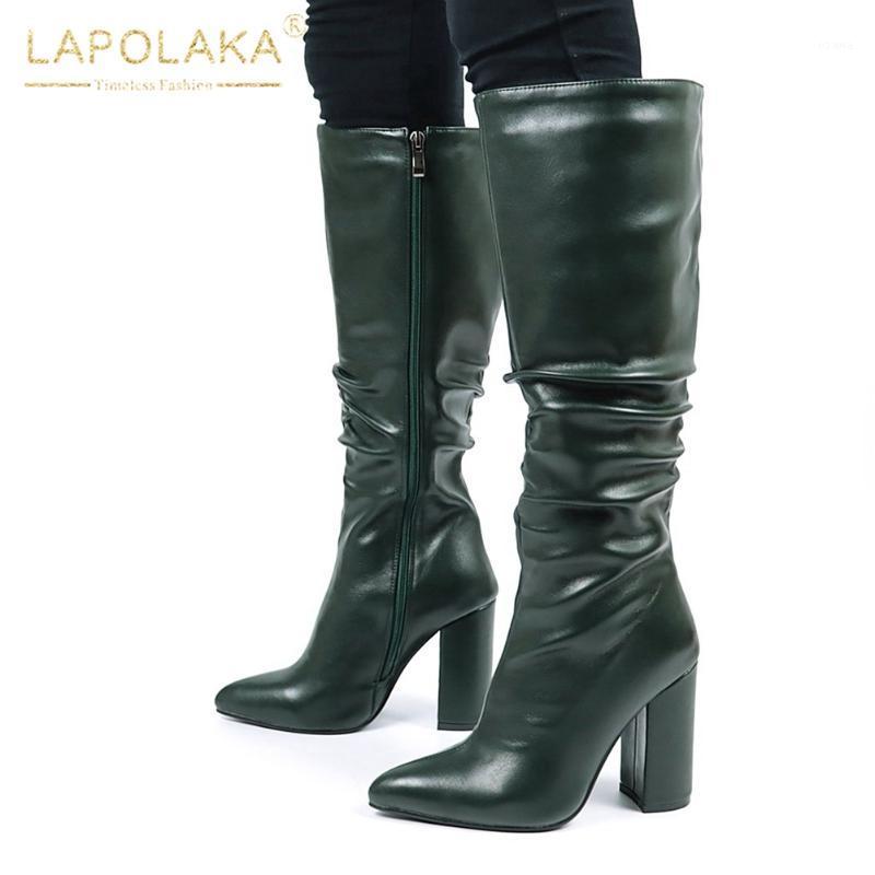 Lapolaka 2020 Fashion New Big Size 43 Knee High Boots Women Shoes Thick High Heels Concise Zipper Fashion Shoes Ladies Boots1, Black
Lapolaka 2020 Fashion New Big Size 43 Knee High Boots Women Shoes Thick High Heels Concise Zipper Fashion Shoes Ladies Boots1, Black