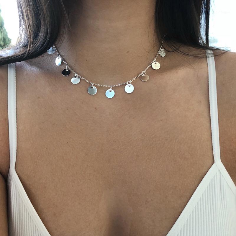 EN Fashion Gold Color Sequins Coins Tassel Choker Necklace for Women ladies necklace Jewellry colares1
EN Fashion Gold Color Sequins Coins Tassel Choker Necklace for Women ladies necklace Jewellry colares1