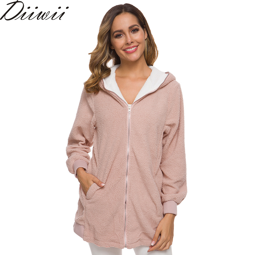Diiwii Warm Winter Fleece Hooded Parka Coat Overcoat Long Jacket Women Outwear Zipper Female, Dark blue
Diiwii Warm Winter Fleece Hooded Parka Coat Overcoat Long Jacket Women Outwear Zipper Female, Dark blue