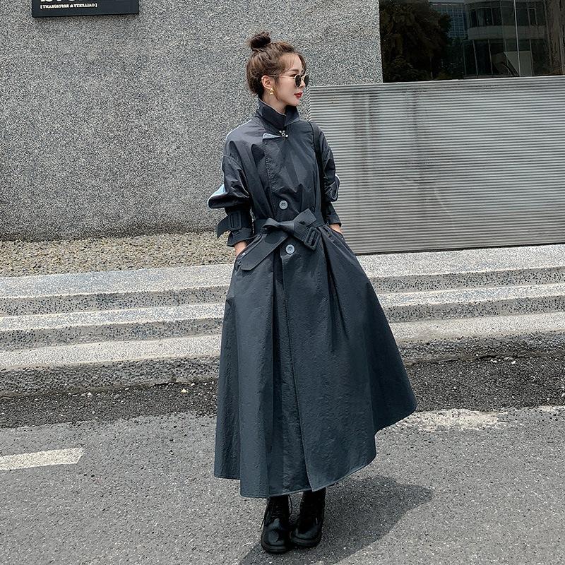 2020 New Autumn Fashion Women Trench Full Sleeve Lapel Collar High Street Loose Slim Hit Color Windbreaker Coat C458, Picture color
2020 New Autumn Fashion Women Trench Full Sleeve Lapel Collar High Street Loose Slim Hit Color Windbreaker Coat C458, Picture color