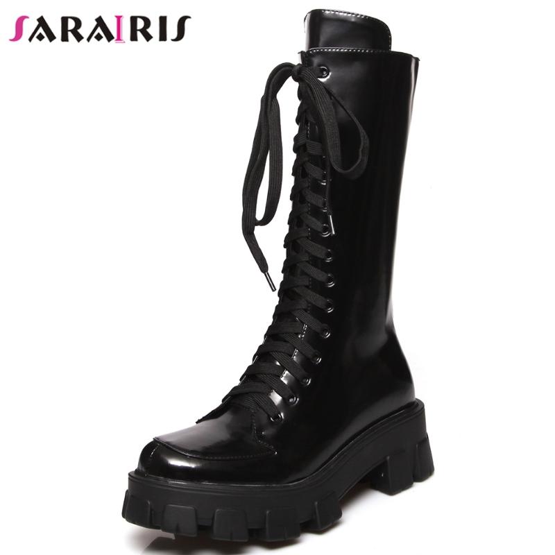 SaraIris Solid Round Toe Boots Women Zipper Platform Chunky Heel Cool Boots Ladies Motorcycle Shoes, Black
SaraIris Solid Round Toe Boots Women Zipper Platform Chunky Heel Cool Boots Ladies Motorcycle Shoes, Black