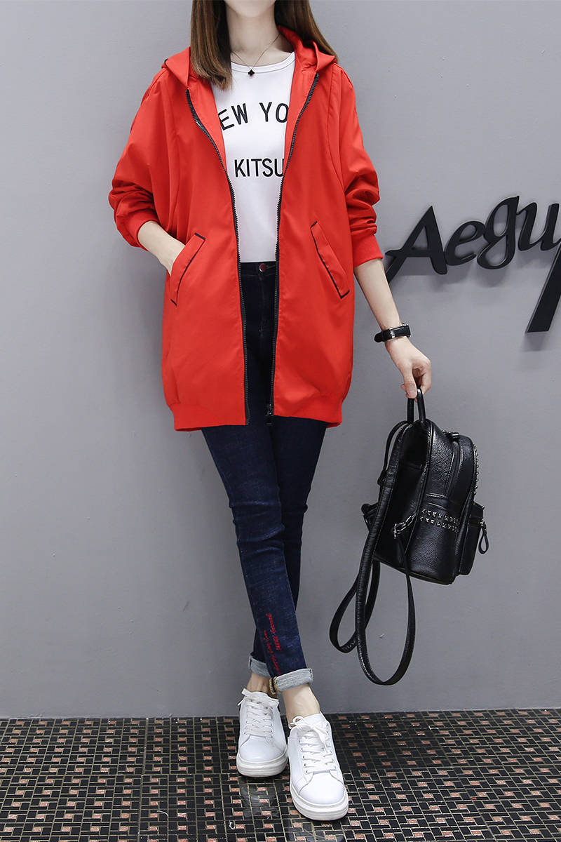 New Fashion Spring Autumn Women's Mid Long Basic Coats Female Casual Baseball Long Sleeve Outerwear Jackets T200319