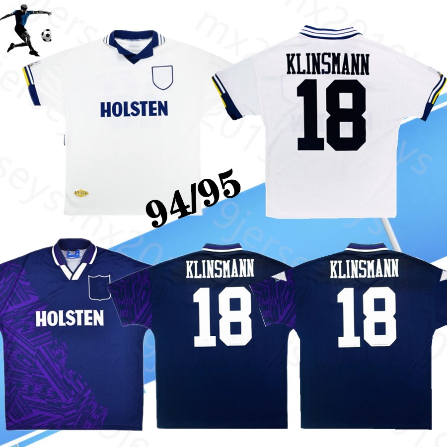 1994 1995 away Shirt Tott Klinsmann #18 retro soccer jerseys Sheringham Dumitrescu Popescu Rosenthal 94 95 classic football Shirt, 94/95 away +patch
1994 1995 away Shirt Tott Klinsmann #18 retro soccer jerseys Sheringham Dumitrescu Popescu Rosenthal 94 95 classic football Shirt, 94/95 away +patch