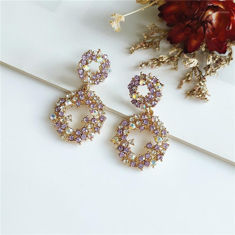 AENSOA New Korea Round Multicolor Rhinestone Drop Earrings for Women 2020 Shiny Statement Earrings Chic Fahison Jewelry Gift1
AENSOA New Korea Round Multicolor Rhinestone Drop Earrings for Women 2020 Shiny Statement Earrings Chic Fahison Jewelry Gift1
