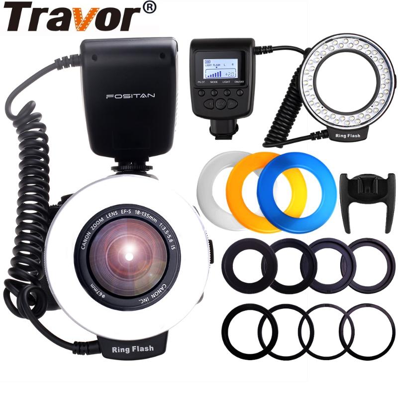 Travor Ring Macro Flash RF-550E Speedlite LED Ring Flash Light With 4 Diffusers And 8 Adapter Rings For Minolta 
Travor Ring Macro Flash RF-550E Speedlite LED Ring Flash Light With 4 Diffusers And 8 Adapter Rings For Minolta