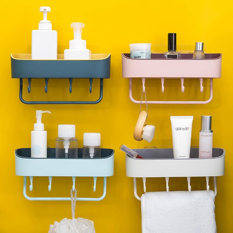 Bathroom Plastic Shelf Rack Organizer Shelf Bathroom Wall Vacuum Suction Cup Sponges Storage Basket Kitchen Soap Towel Holder
Bathroom Plastic Shelf Rack Organizer Shelf Bathroom Wall Vacuum Suction Cup Sponges Storage Basket Kitchen Soap Towel Holder