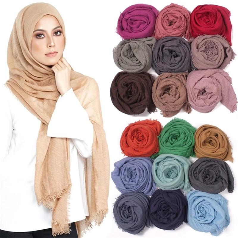 Women Elegant 2020 Solid Under Scarf Crinkle Hijab Cotton Muslim Lightweight Wrap Turban foulard Islamic Shawl Head Scarves
Women Elegant 2020 Solid Under Scarf Crinkle Hijab Cotton Muslim Lightweight Wrap Turban foulard Islamic Shawl Head Scarves