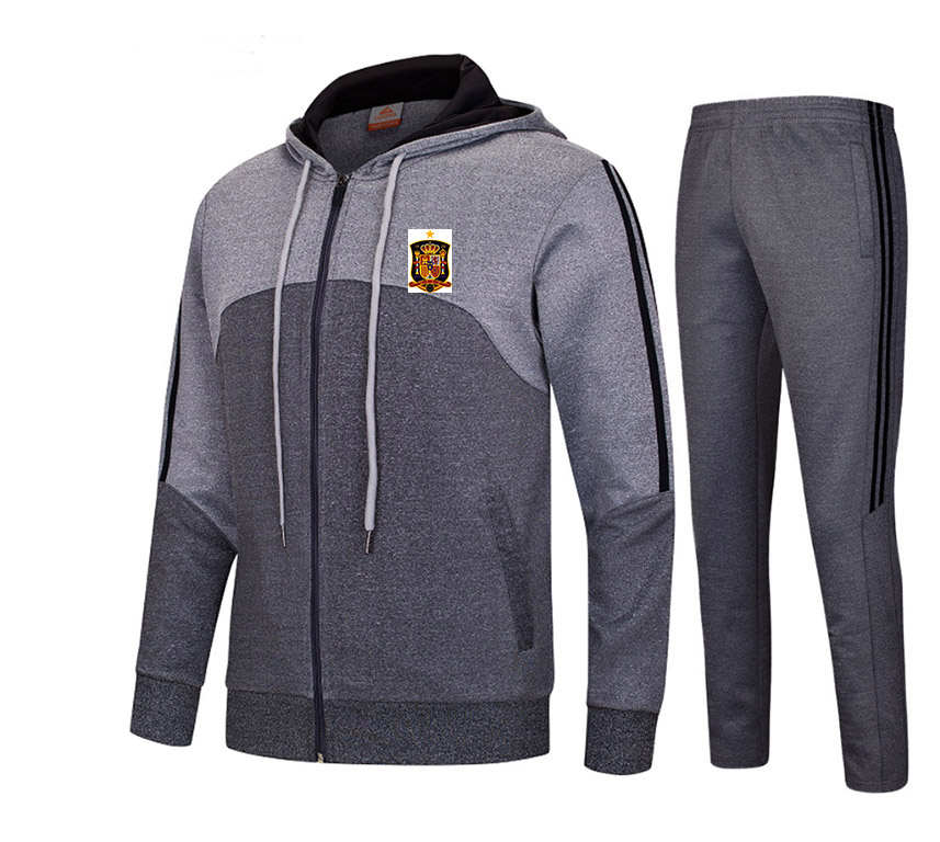 Spain national football team Top Soccer sports tracksuit Winter golf suit outdoor training sets Running Wear Running Sportswear, Crew neck grey
Spain national football team Top Soccer sports tracksuit Winter golf suit outdoor training sets Running Wear Running Sportswear, Crew neck grey