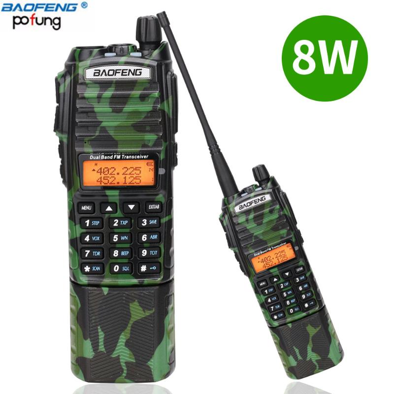 Baofeng UV-82 camo Walkie Talkie 8Wapowerful UHF VHF Dual Band 3800mAh 10KM Long Range UV 82 for hunting hiking Two Way Radio
Baofeng UV-82 camo Walkie Talkie 8Wapowerful UHF VHF Dual Band 3800mAh 10KM Long Range UV 82 for hunting hiking Two Way Radio