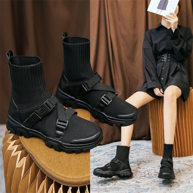 2021 New Female Autumn Woven Elastic Stockings Fashion Buckle Punk Gothic Belts Black Shoes Bege Boots 8SEU
2021 New Female Autumn Woven Elastic Stockings Fashion Buckle Punk Gothic Belts Black Shoes Bege Boots 8SEU