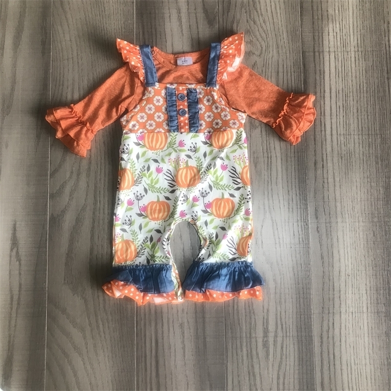 Girlymax Halloween baby girls Toddler 2 pieces orange top pumpkin clothing infant romper cotton romper long sleeve ruffles 201127, H29-01-02
Girlymax Halloween baby girls Toddler 2 pieces orange top pumpkin clothing infant romper cotton romper long sleeve ruffles 201127, H29-01-02