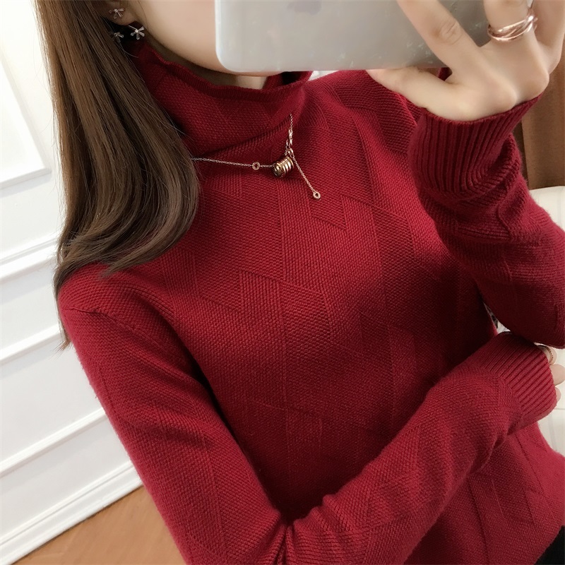 Autumn and winter cashmere ladies sweater woman sweaters Loose and versatile ladies sweater Pullover Turtleneck 201222