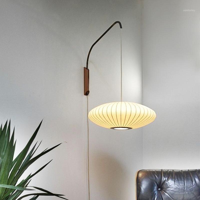 Japanese Silk Cloth Wall Light Fixture For Bedroom Modern Home Indoor Wall Lamp For Living Room/Hotel Decoration Lights1
Japanese Silk Cloth Wall Light Fixture For Bedroom Modern Home Indoor Wall Lamp For Living Room/Hotel Decoration Lights1