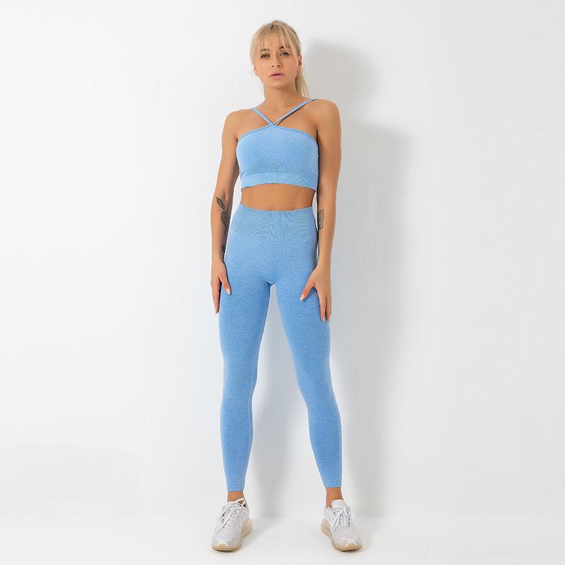 Women Yoga Set Female Workout Sports Bra and Leggings Suit Sports Wear for Women Gym Clothing Athletic Fitness Tracksuit, Blue
Women Yoga Set Female Workout Sports Bra and Leggings Suit Sports Wear for Women Gym Clothing Athletic Fitness Tracksuit, Blue