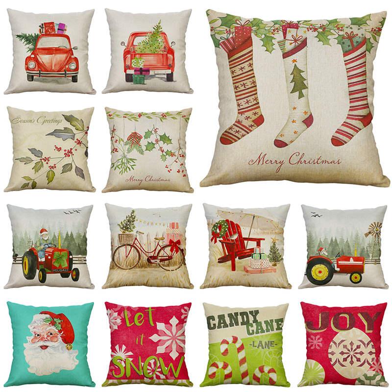 Christmas Festival Style Pillow Case Home Decor 45*45 cm Cushion Cover Cotton Linen Throw, 11
Christmas Festival Style Pillow Case Home Decor 45*45 cm Cushion Cover Cotton Linen Throw, 11