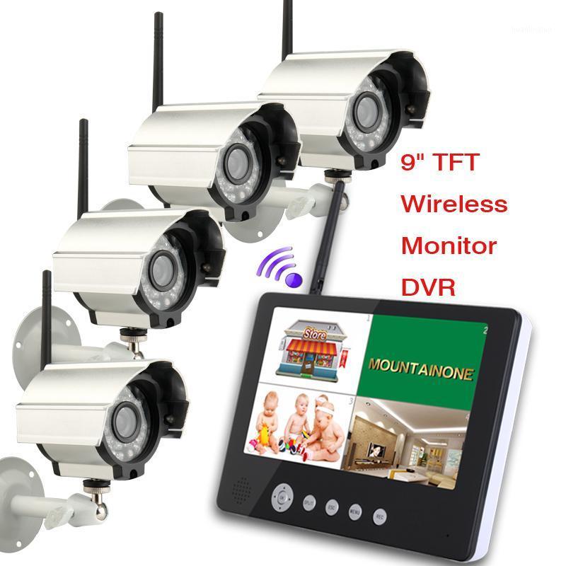 Digital Camera with 9" LCD Monitor DVR Wireless Kit Home CCTV Security System 4pcs 380 TV line Cameras 903D141
Digital Camera with 9" LCD Monitor DVR Wireless Kit Home CCTV Security System 4pcs 380 TV line Cameras 903D141