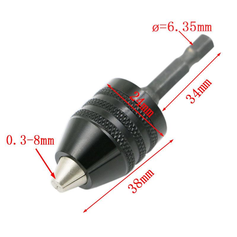 Electric Motor Shaft Mini Chuck Fixture Clamp 0.3mm-8mm Mini Drill Bit 6.35mm Handle Micro Chuck Drop Shipping Support
Electric Motor Shaft Mini Chuck Fixture Clamp 0.3mm-8mm Mini Drill Bit 6.35mm Handle Micro Chuck Drop Shipping Support