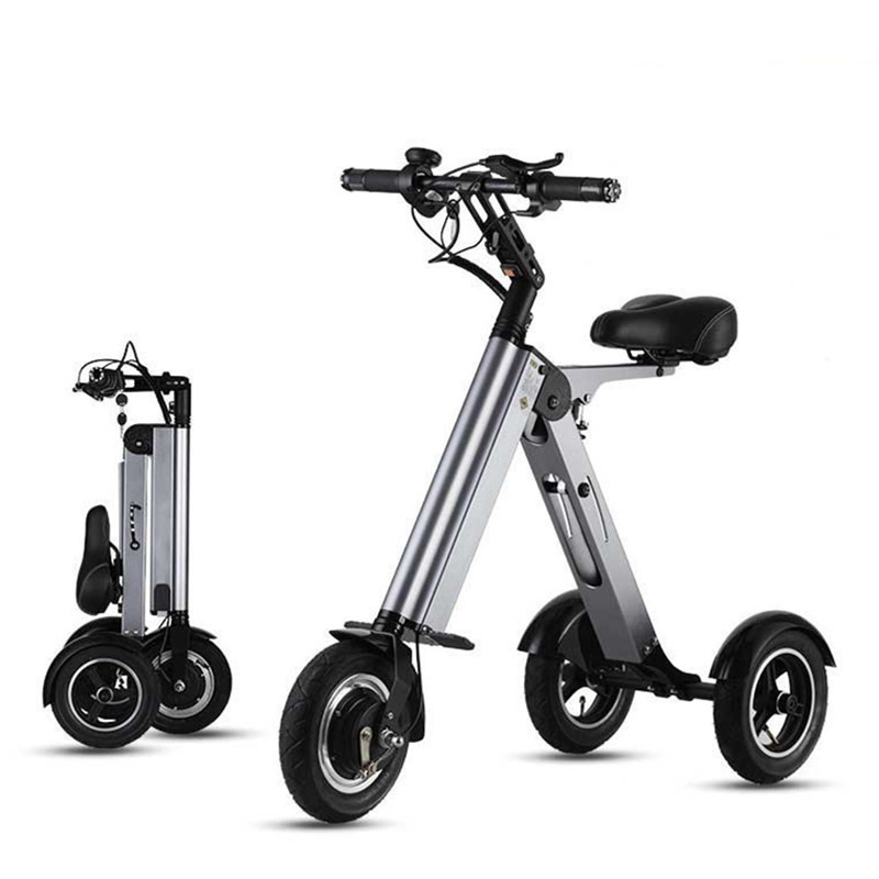 10 Inch Electric Tricycle Scooter Off Road Three Wheels Electric-Scooters Foldable Kick Scooters Electric-36V 250W Range 45KM, Black 30-45km
10 Inch Electric Tricycle Scooter Off Road Three Wheels Electric-Scooters Foldable Kick Scooters Electric-36V 250W Range 45KM, Black 30-45km