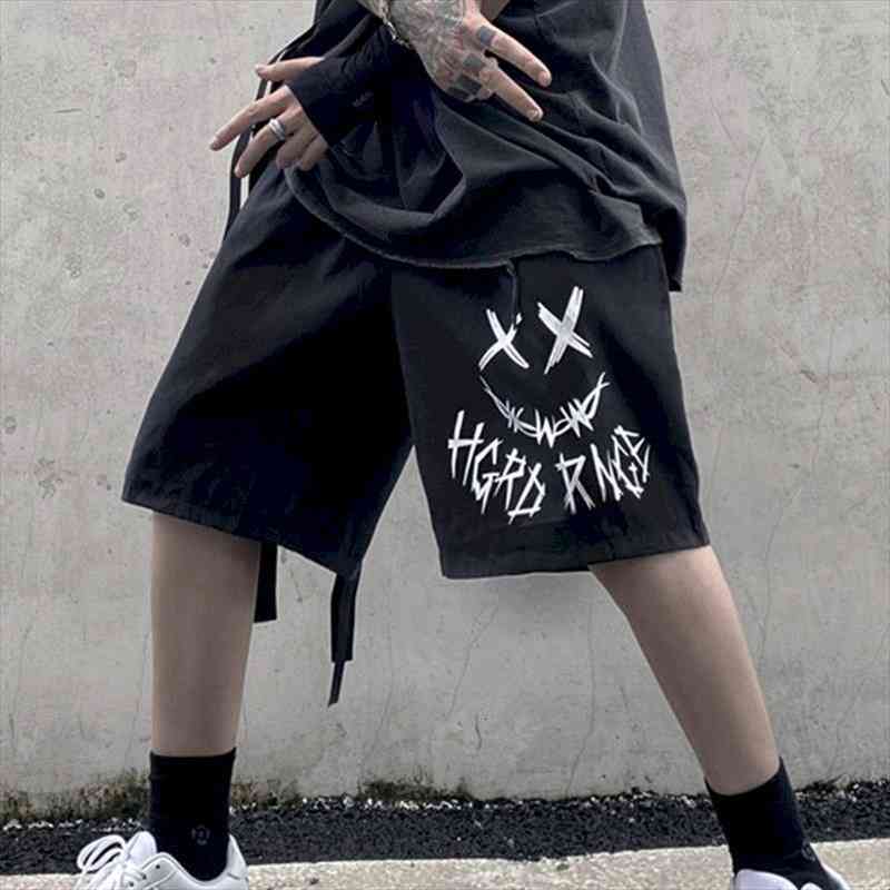 Summer Five-point Casual Sports Shorts Male Female Students Korean Loose Wild Wide-leg Sweat Shorts Women High Waisted, White;black
Summer Five-point Casual Sports Shorts Male Female Students Korean Loose Wild Wide-leg Sweat Shorts Women High Waisted, White;black