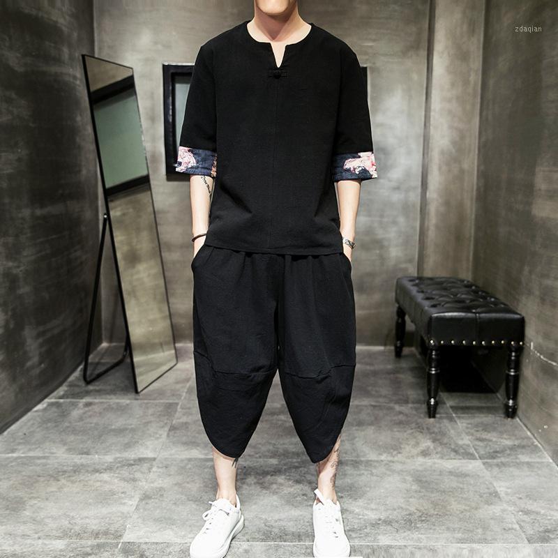 Cotton Linen Solid Summer Tracksuit Men 2020 Mens Loose Pant Suit Sets Male Fashion Casual Chinese Style 5XL SA-81, Blue
Cotton Linen Solid Summer Tracksuit Men 2020 Mens Loose Pant Suit Sets Male Fashion Casual Chinese Style 5XL SA-81, Blue