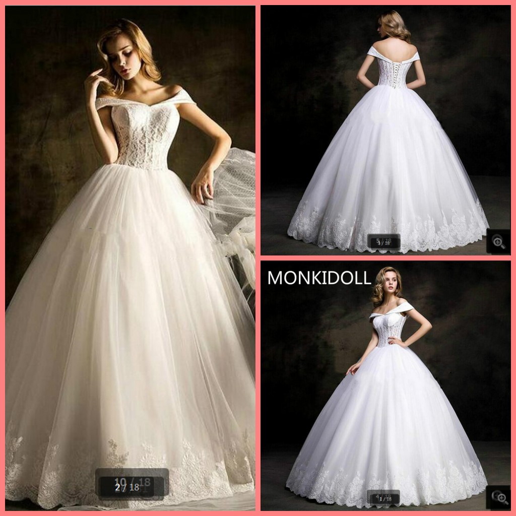 2021 New Arrival white lace ball gown wedding dress off the shoulder v neck princess puffy bride dresses corset sexy modern wedding dress, Champagne
2021 New Arrival white lace ball gown wedding dress off the shoulder v neck princess puffy bride dresses corset sexy modern wedding dress, Champagne
