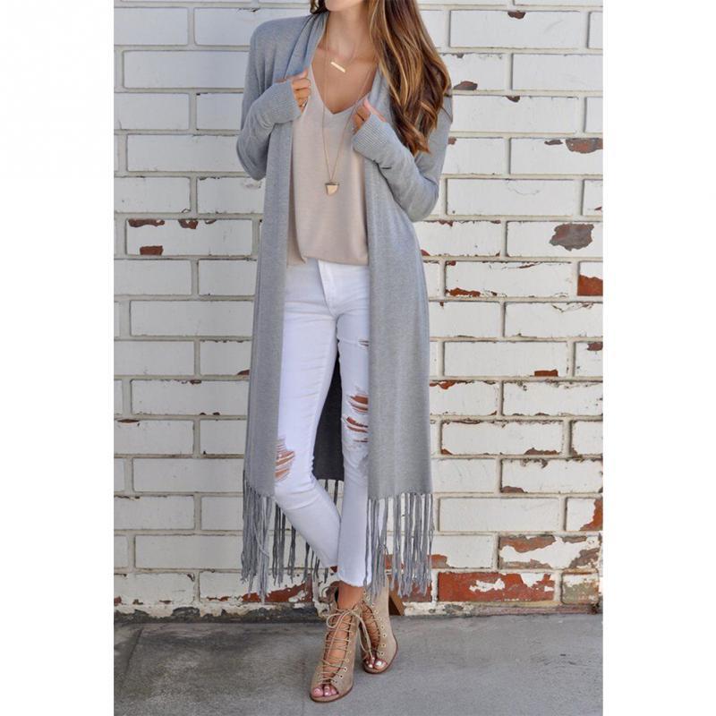 Women Casual Coat With Tassel Open Front Long Sleeve Street Solid Loose Fashion Outwear Cotton Blend Autumn Coats, Black
Women Casual Coat With Tassel Open Front Long Sleeve Street Solid Loose Fashion Outwear Cotton Blend Autumn Coats, Black