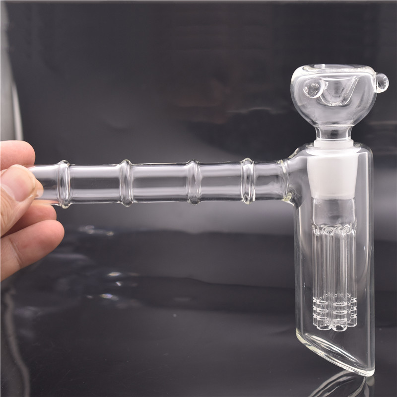 Hammer shape Glass oil burner Bongs 6 Arm perc percolator honeycomb recycler dab Rigs Bongs hookahs with oil burner pipe
Hammer shape Glass oil burner Bongs 6 Arm perc percolator honeycomb recycler dab Rigs Bongs hookahs with oil burner pipe