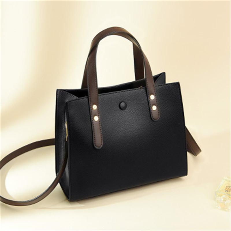 Women Bag 2021 Vintage Casual Tote Top-Handle Leather Women Messenger Bags Shoulder student Handbag Purse Wallet, Black
Women Bag 2021 Vintage Casual Tote Top-Handle Leather Women Messenger Bags Shoulder student Handbag Purse Wallet, Black