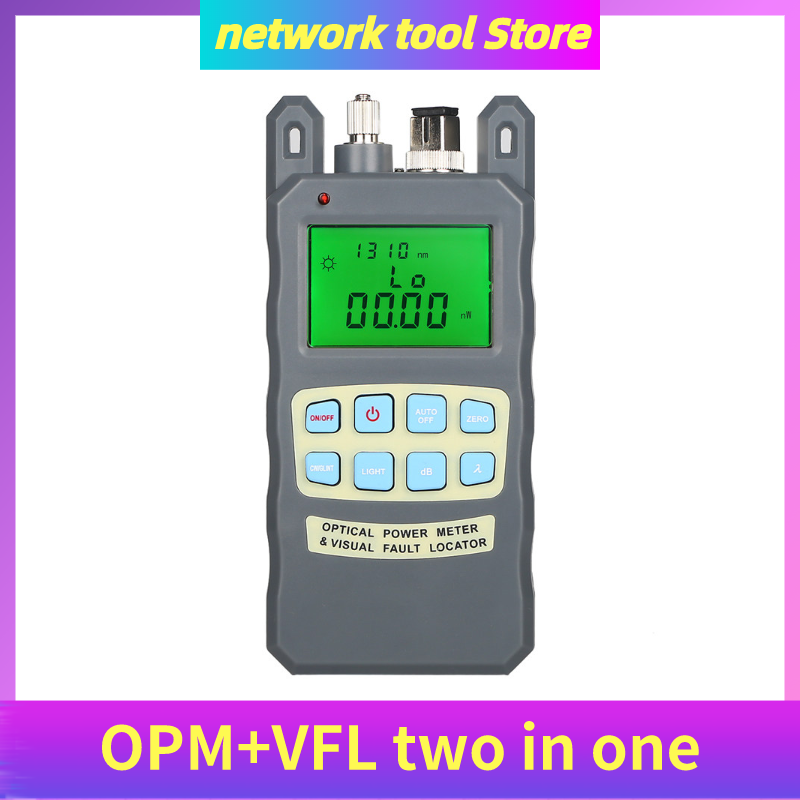 COMPTYCO Gray AUA-80A optical power meter red light source all-in-one fiber optic tester OPM&VFL two in one 5KM 10km 20KM 30km
COMPTYCO Gray AUA-80A optical power meter red light source all-in-one fiber optic tester OPM&VFL two in one 5KM 10km 20KM 30km