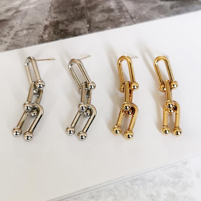 Dangle & Chandelier Peri'sBox Chic Triple Link Geometric Earrings Brass Gold Drops Long Drop For Women 2021 Trendy Jewelry
Dangle & Chandelier Peri'sBox Chic Triple Link Geometric Earrings Brass Gold Drops Long Drop For Women 2021 Trendy Jewelry