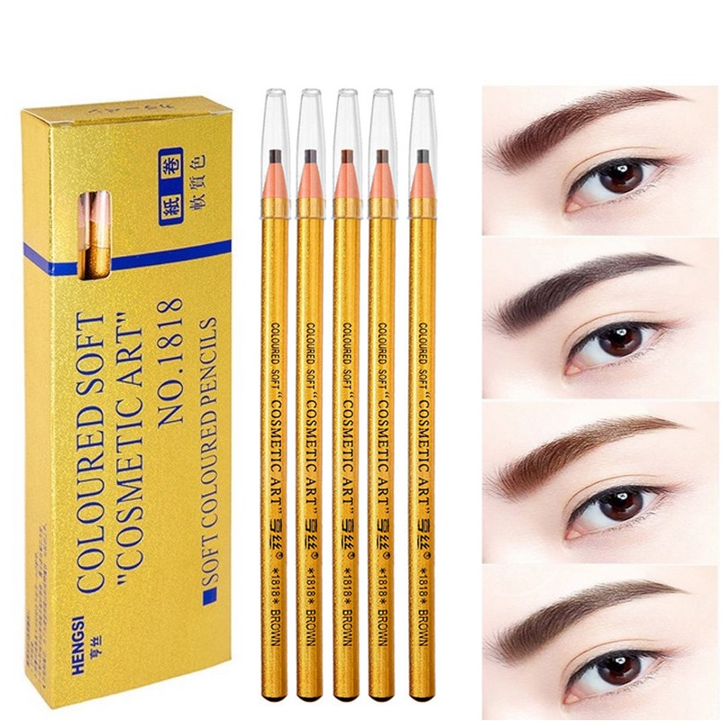 Golden 1818 Eyebrow Pencil Makeup Eyebrow Enhancers Cosmetic Art Waterproof Tint Stereo Types Coloured Beauty Eye Brow Pen Tools, 12#
Golden 1818 Eyebrow Pencil Makeup Eyebrow Enhancers Cosmetic Art Waterproof Tint Stereo Types Coloured Beauty Eye Brow Pen Tools, 12#