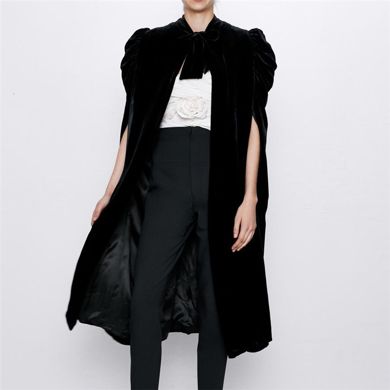 2021 New Streetwear Women Veet Fashion Ladies Bow O-neck Cape Coat Elegant Female Sleeve Long Outercoat Chic Girl Cloak N7nb
2021 New Streetwear Women Veet Fashion Ladies Bow O-neck Cape Coat Elegant Female Sleeve Long Outercoat Chic Girl Cloak N7nb