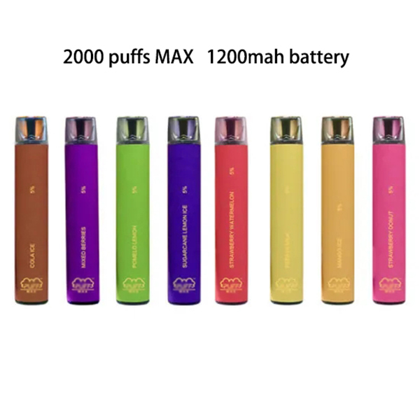 2000puffs Puff Max disposable vape pen Vape Pod Device 8 colors Factory Supply 1200mah vape battery better than puff bar puff plus
2000puffs Puff Max disposable vape pen Vape Pod Device 8 colors Factory Supply 1200mah vape battery better than puff bar puff plus
