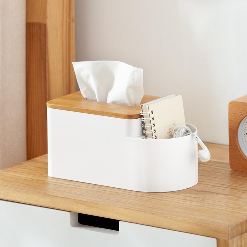 

Creative Desktop Tissue Box Paper Office Living Room Storage Remote Control for kitchen gadgets bathroom organizador accessories