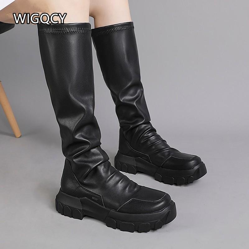 2020New Autumn Winter Women's Boots Thin Section Women Fashion British Style Thick-Soled Boots Leather Women's, Beige
2020New Autumn Winter Women's Boots Thin Section Women Fashion British Style Thick-Soled Boots Leather Women's, Beige