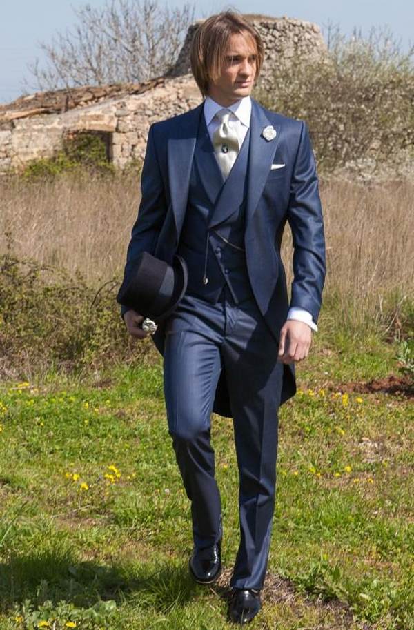 Morning Style Man Work Suits Peak Lapel Mens Prom Party Dress Wedding Clothes Groom Tusedos (Jacket+Pants+Vest+Tie) D:140, Same as image
Morning Style Man Work Suits Peak Lapel Mens Prom Party Dress Wedding Clothes Groom Tusedos (Jacket+Pants+Vest+Tie) D:140, Same as image