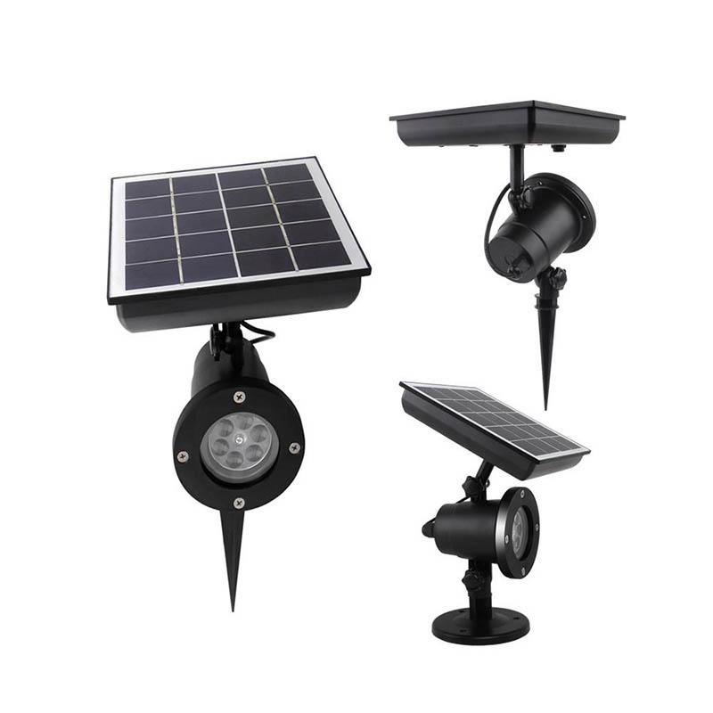 Garden Landscape Lamp Moving Snowflake Light Projector Solar Powered LED Laser Projector Light Waterproof Christmas Stage Lights Outdoor