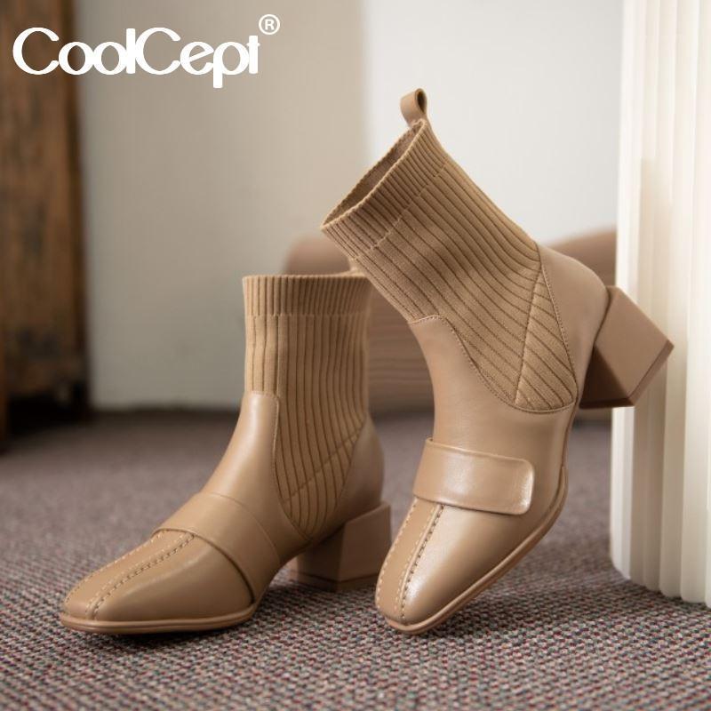 CoolCept Size 32-43 Women Ankle Boots Square Toe Casual High Heel Winter Shoes Woman Warm Short Boot Office Lady Footwear1, Black
CoolCept Size 32-43 Women Ankle Boots Square Toe Casual High Heel Winter Shoes Woman Warm Short Boot Office Lady Footwear1, Black