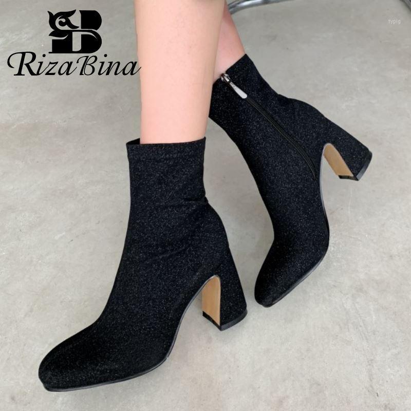RIZABINA women high heel boots strange heel zipper women ankle boots sexy fashion winter shoes woman footwear size 34-391, Black 1
RIZABINA women high heel boots strange heel zipper women ankle boots sexy fashion winter shoes woman footwear size 34-391, Black 1