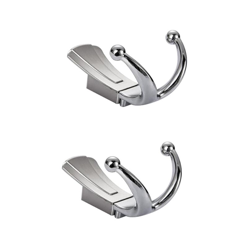 2pcs Zinc Alloy Double Hooks Hanger Wall Hook Coat and Hat Hanger for Kitchen Bathroom Office
2pcs Zinc Alloy Double Hooks Hanger Wall Hook Coat and Hat Hanger for Kitchen Bathroom Office