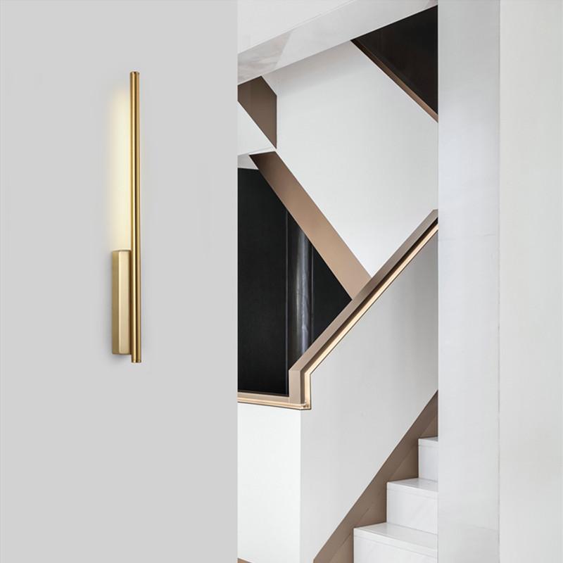 Modern simple creative bedside line electroplating gold wall lamp bedroom corridor bathroom mirror front wall lamp
Modern simple creative bedside line electroplating gold wall lamp bedroom corridor bathroom mirror front wall lamp