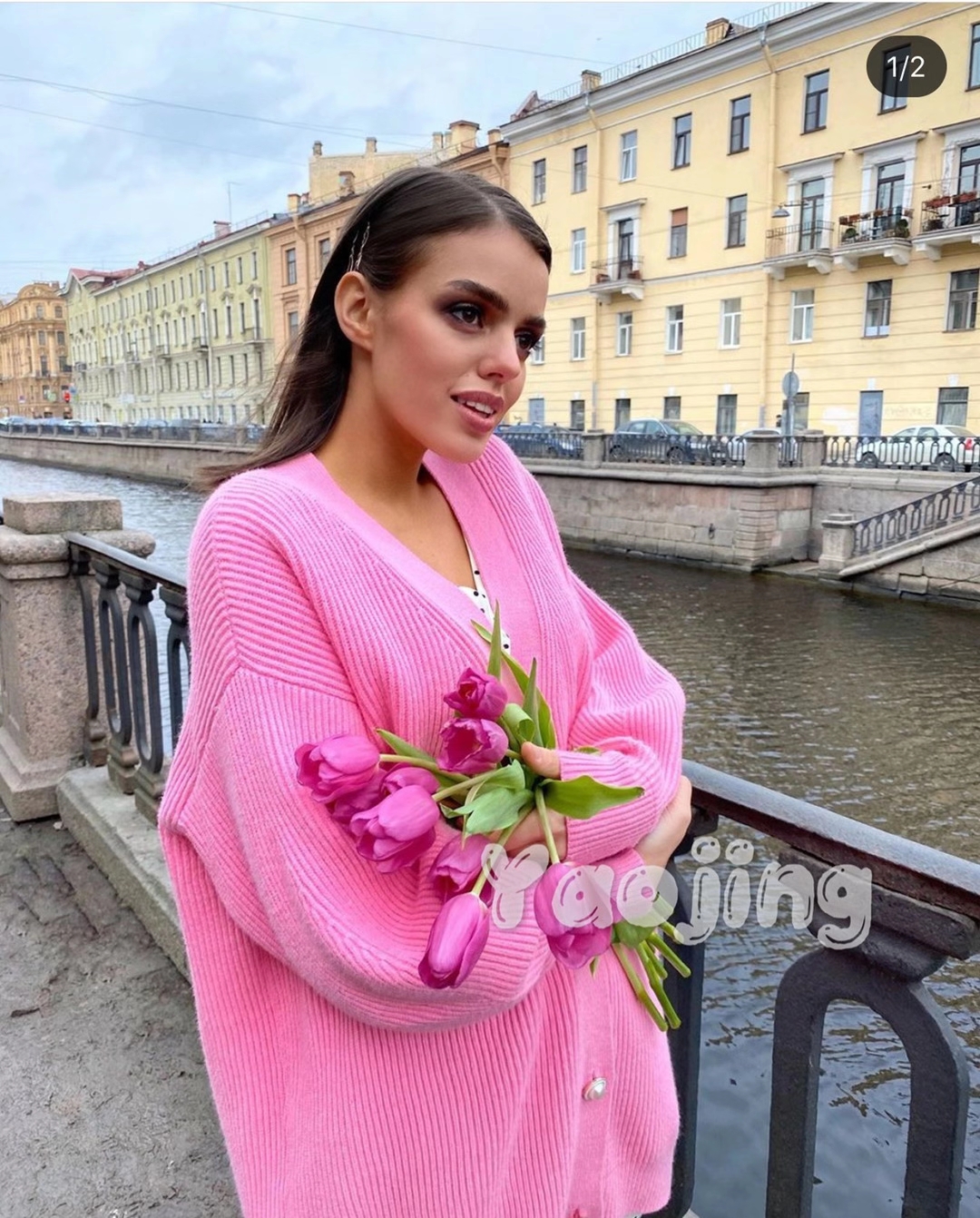 NEw womens v-neck candy color singlbe breasted buttons knitted medium long sweater cardigan coat tops