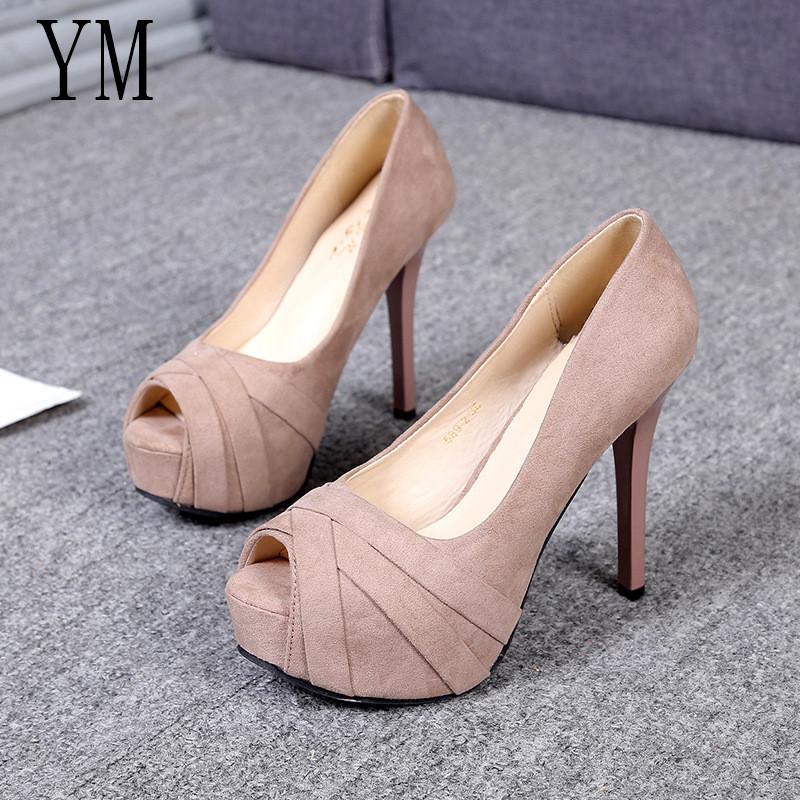 Hot Sale Platform Shoes Woman Peep Toe 12CM High Heels Pumps Sexy Nude Women Shoes High Heels Fashion Wedding Bridal 35-39, Black
Hot Sale Platform Shoes Woman Peep Toe 12CM High Heels Pumps Sexy Nude Women Shoes High Heels Fashion Wedding Bridal 35-39, Black