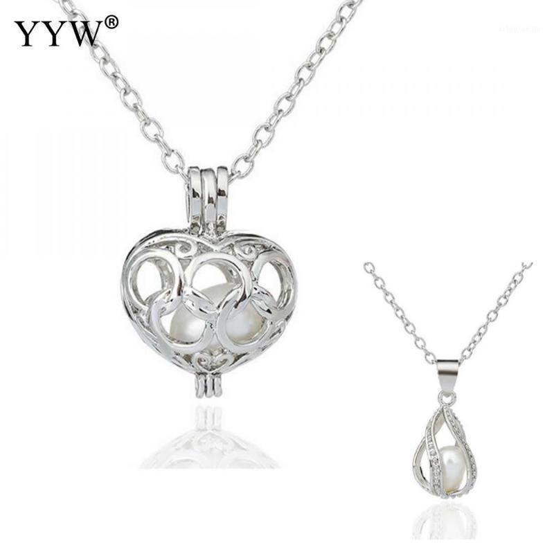 Pendant Necklaces Fashion Hollow Cage Locket Chain Vintage Imitation Pearl Bead Necklace Women Charms Romantic Jewelry, Silver
Pendant Necklaces Fashion Hollow Cage Locket Chain Vintage Imitation Pearl Bead Necklace Women Charms Romantic Jewelry, Silver
