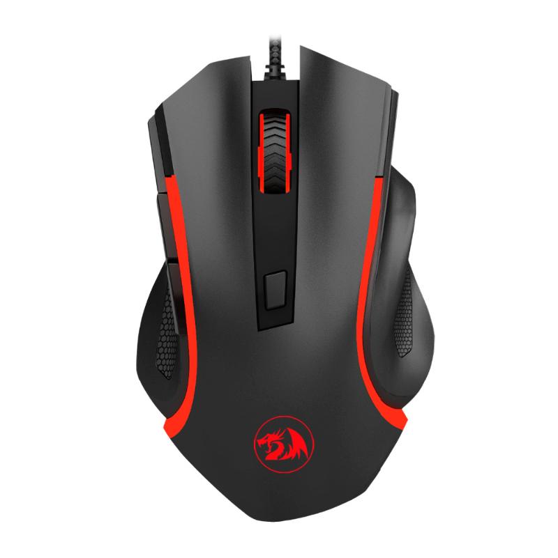 

Redragon M606 Gaming Mouse wired with Red led Backlit, 7200 DPI 6 Buttons Ergonomic Design CENTROPHORUS Gamer Mouse Mice for PC