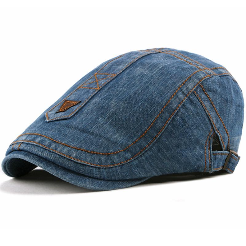MZ1841 Berets Men Women Adjustable Ivy Newsboy Flat Cap Spring Summer Cotton Denim Artist Painter Beret Hat Retro Beret Cap Men, Light blue
MZ1841 Berets Men Women Adjustable Ivy Newsboy Flat Cap Spring Summer Cotton Denim Artist Painter Beret Hat Retro Beret Cap Men, Light blue