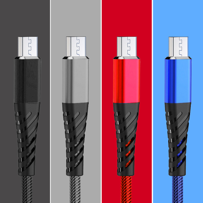 1M 3FT New fishing net USB Micro V8 data cable durable 2.4A type C Cable with data transmission and fast charger, Gray
1M 3FT New fishing net USB Micro V8 data cable durable 2.4A type C Cable with data transmission and fast charger, Gray