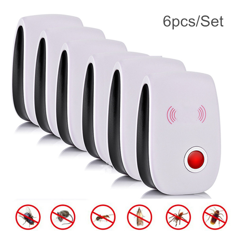 Ultrasonic Electronic Pest Repeller Mosquito Mouse Rat Multi-function Rodent Insect Repellent Mini Insect Killer US EU UK Plug Y200106