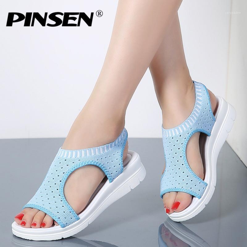PINSEN 2020 Sandals Women Summer Shoes Breathable Female Shoes Ladies Slip On Flat Platform Sandals Woman Sandalias1, Gray
PINSEN 2020 Sandals Women Summer Shoes Breathable Female Shoes Ladies Slip On Flat Platform Sandals Woman Sandalias1, Gray